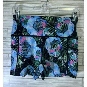 Constantly Varied Gear CVG Miami Skulls Leaves Workout Shorts Squat Tested Sz Sm
